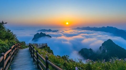 廣東佛山西樵山：5A級景區(qū)賞花勝地與死火山奇觀