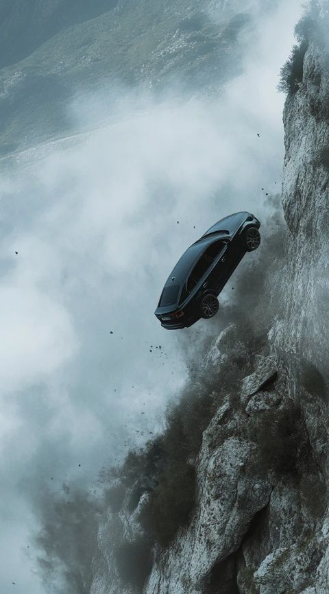 河南一家四口開SU7外出游玩，車子直接沖向山崖