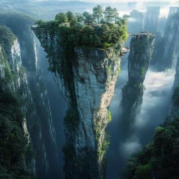 張家界是中國湖南省的一個著名旅游城市，以其獨特的自然景觀和豐富的文化遺產而聞名