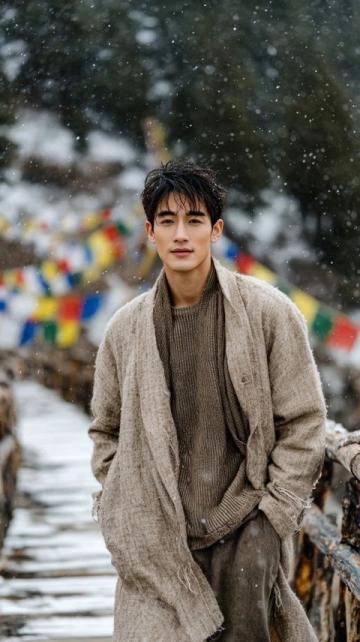 泰山凌晨現(xiàn)二十四個同款帥哥：博主花三萬請模特拍視頻引熱議